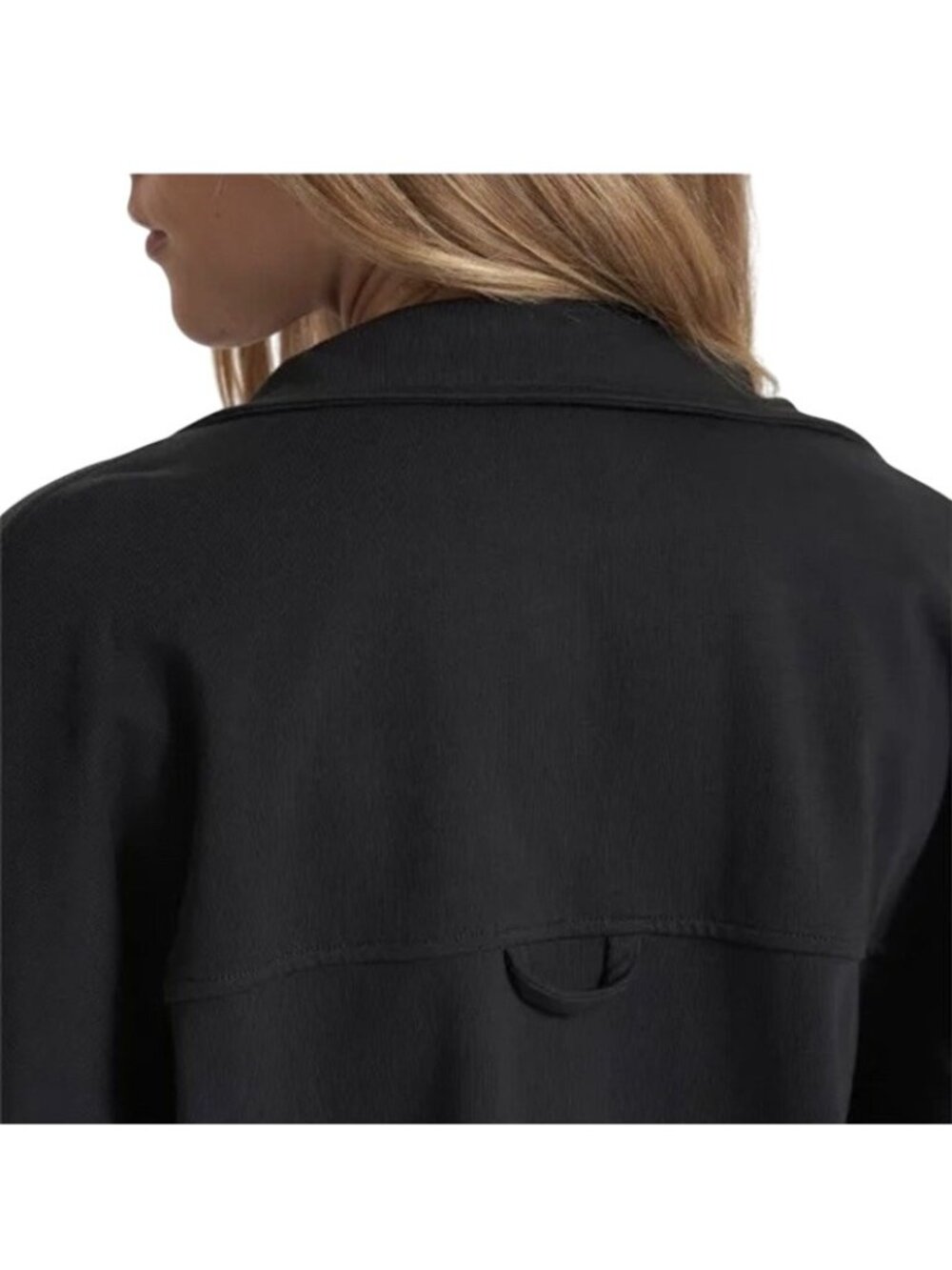 Vuori Mackenzie Shirt Jacket Womens XS/S Washed Black Long Sleeve Shacket Pocket - Picture 12 of 16